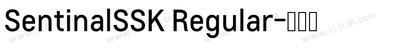 SentinalSSK Regular字体转换